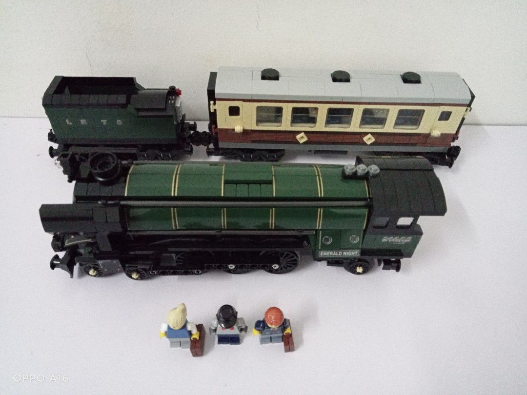 Lepin Emerald Night Express Train Assembled