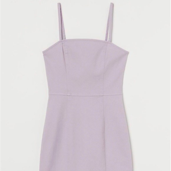 Lilac denim dress online