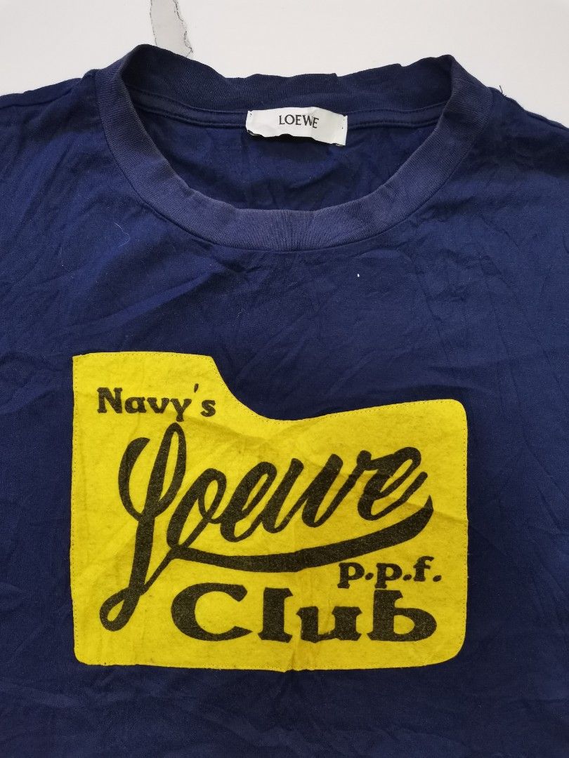 Loewe Navy Club, Men's Fashion, Tops & Sets, Tshirts & Polo Shirts ...