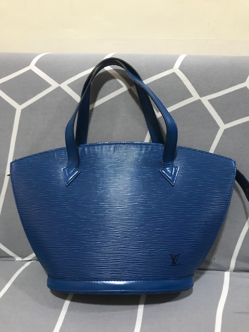 LV Saint Jacques pm epi blue, Luxury, Bags & Wallets on Carousell