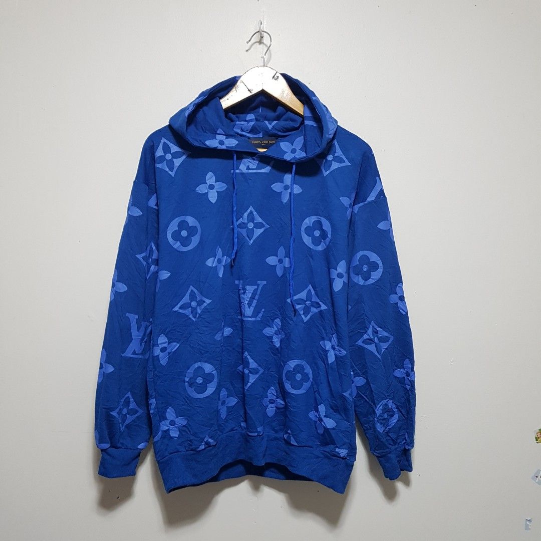 LV Hooded Shirt / LV Hoodie, Luxury, Apparel on Carousell