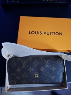 Louis Vuitton full leather slender wallet M60339 (Black), Luxury, Bags &  Wallets on Carousell