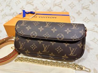 Louis Vuitton Wallet On Chain Lily Monogram in Coated Canvas with