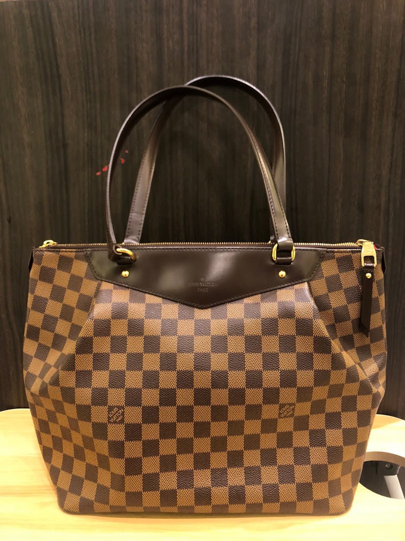 tas tote-bag Louis Vuitton Damier Ebene Westminster PM Tote Bag