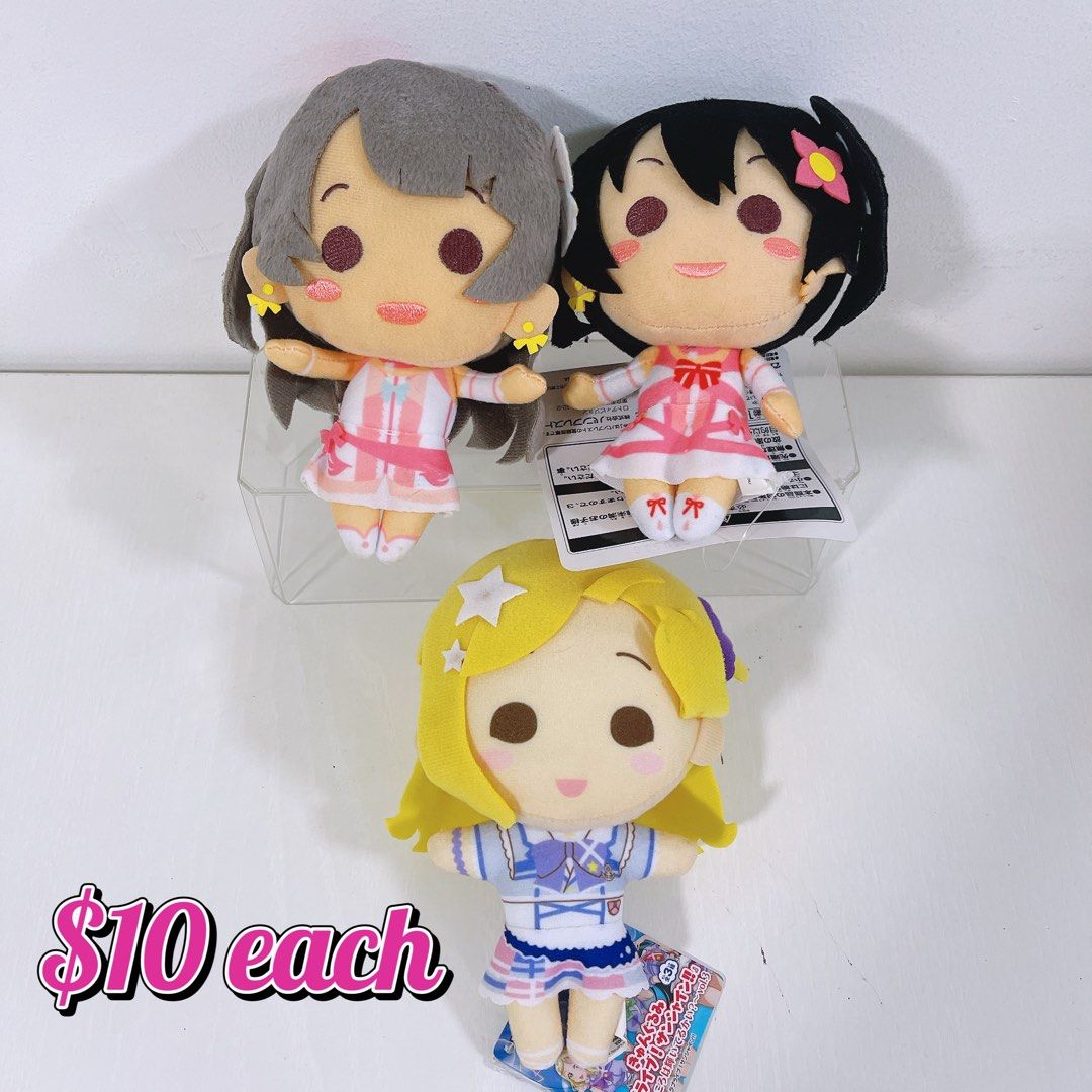 Love Live School Idol Project Maki Nishikino Kotori Minami Nico Yazawa Eli Ayase Soft Toy Plush Doll Soft Toy Keychain Hello Kitty Cat Hobbies Toys Toys Games on Carousell