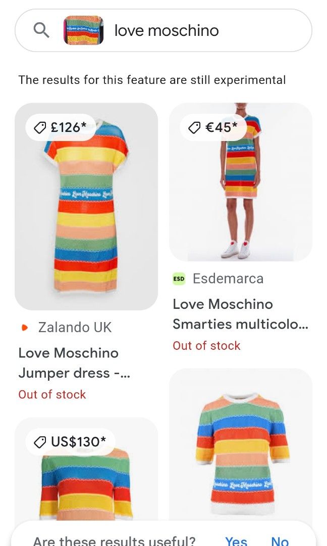 Love moschino jumper dress clearance