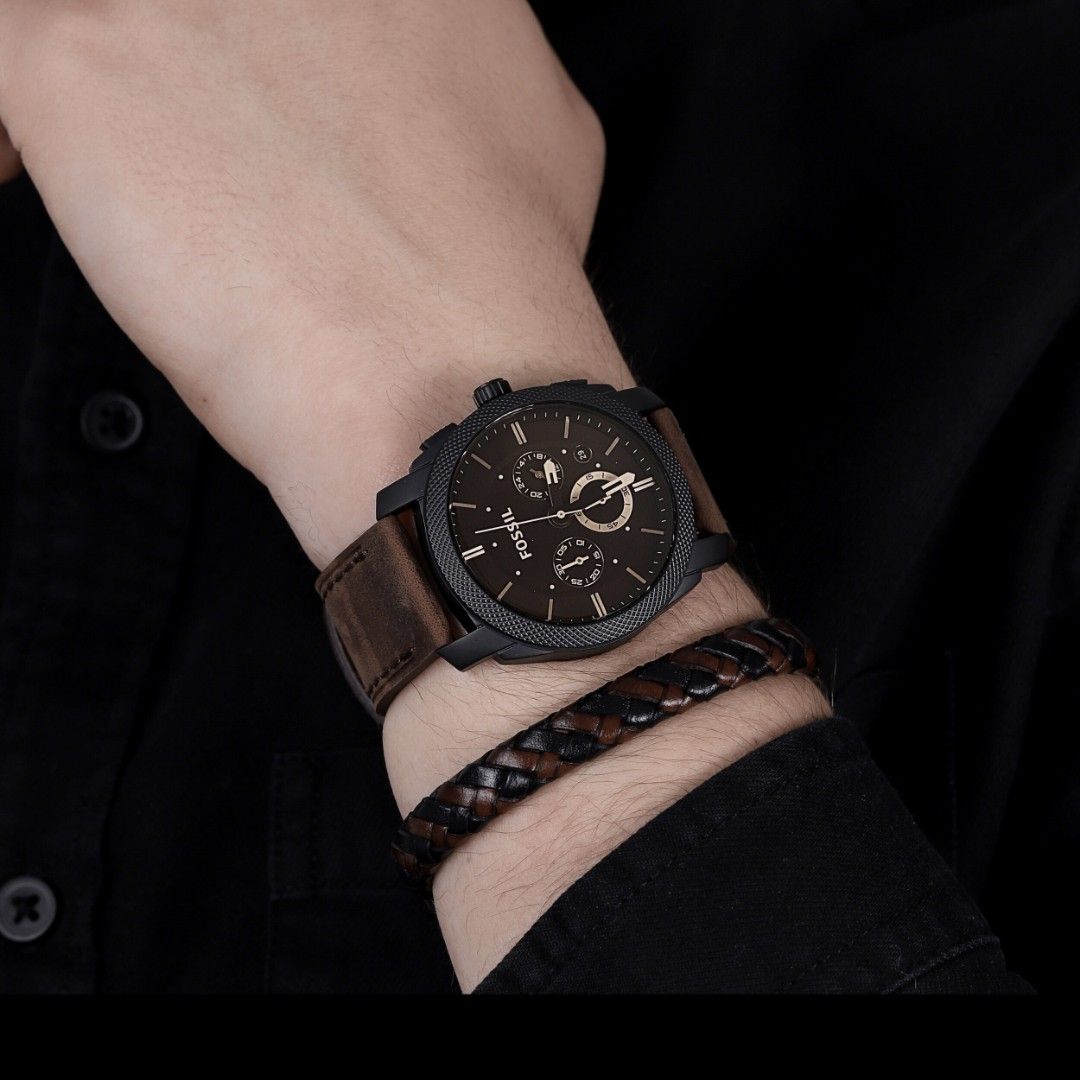 Chronograph black dial men's watch online