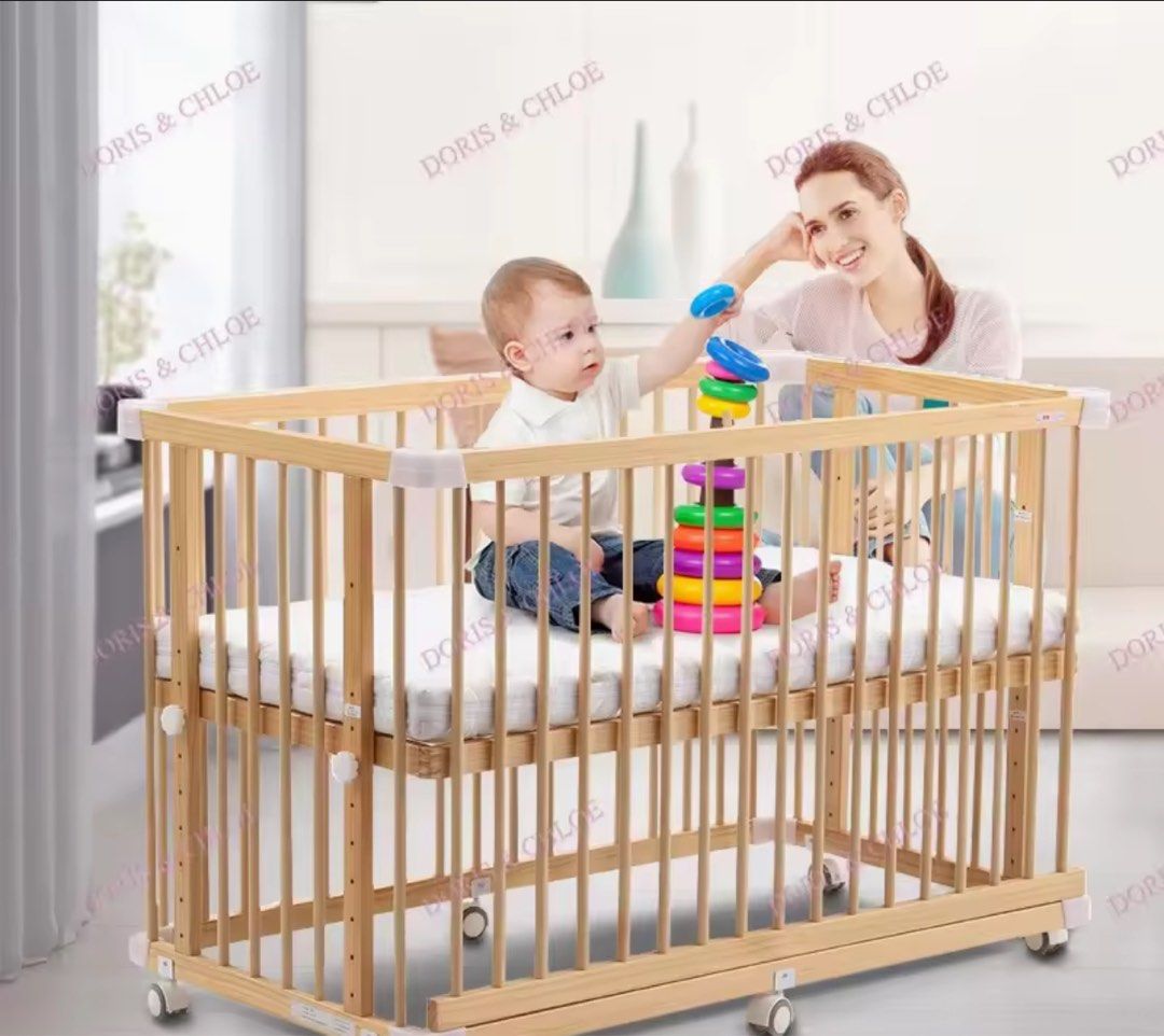 Lulala 6 in 1 baby cot bed Babies Kids Baby Nursery Kids