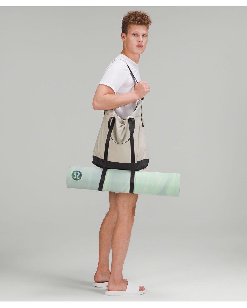 lululemon patch logo tote bag Lululemon patch logo tote bag 25L in grey, Women's Fashion, Bags & Wallets, Shoulder  Bags on Carousell