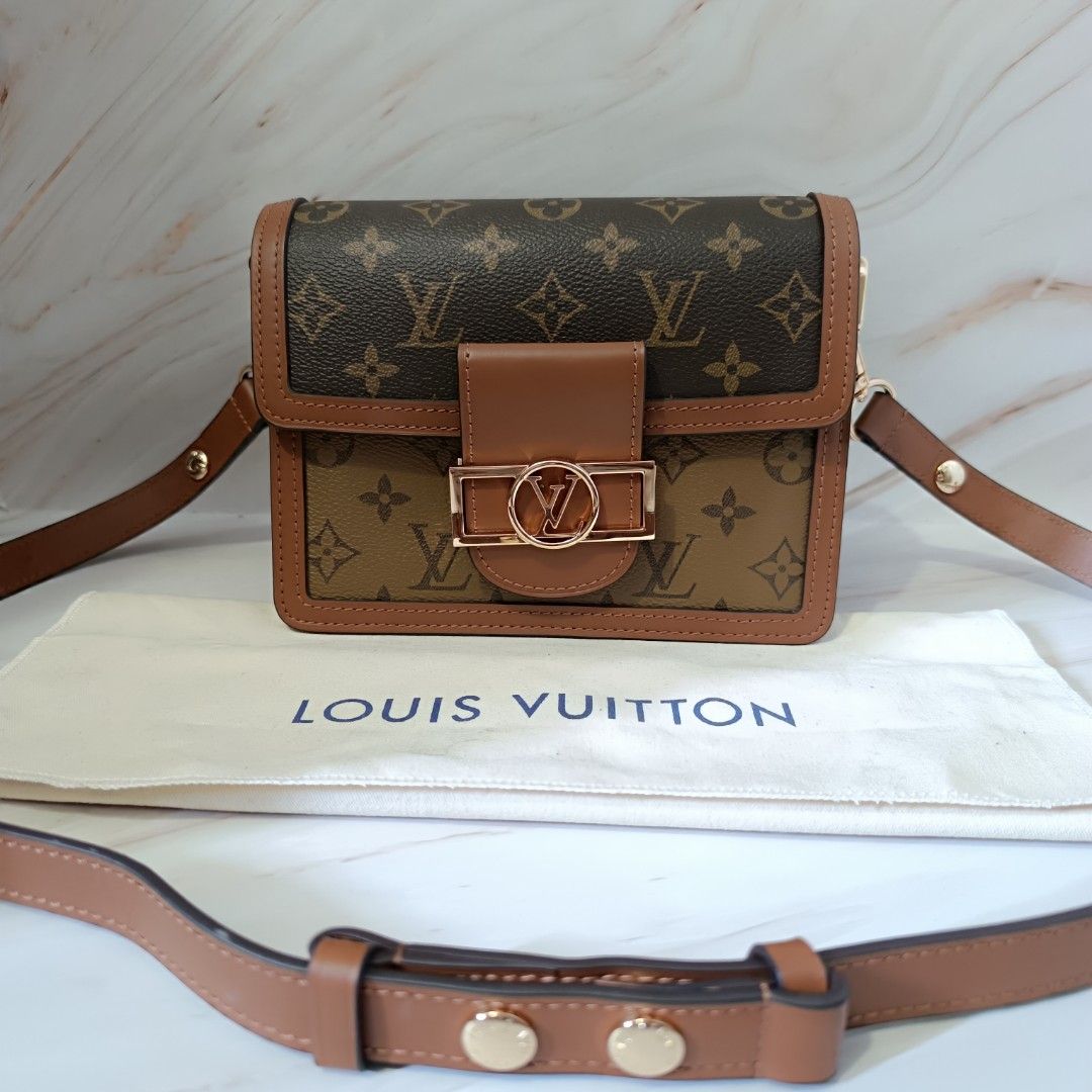 LV dauphine mini chain wallet, Luxury, Bags & Wallets on Carousell