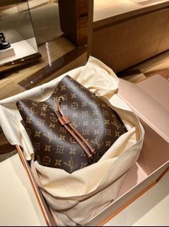 Authenticated Used Louis Vuitton LOUIS VUITTON Bag Women's Shoulder Neo Noe  Noir M44020 Brown Bucket 