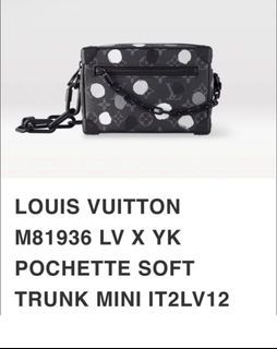 Louis Vuitton Soft Trunk Mini in Coated Canvas with Black-tone