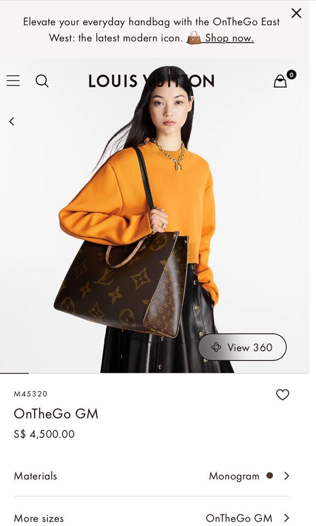 LV OnTheGo GM Luxury Bags Wallets on Carousell