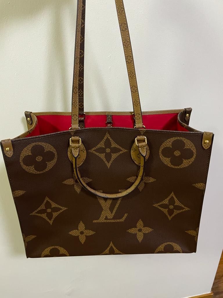 Lv denim onthego bag 🌸🌸🌸, Luxury, Bags & Wallets on Carousell