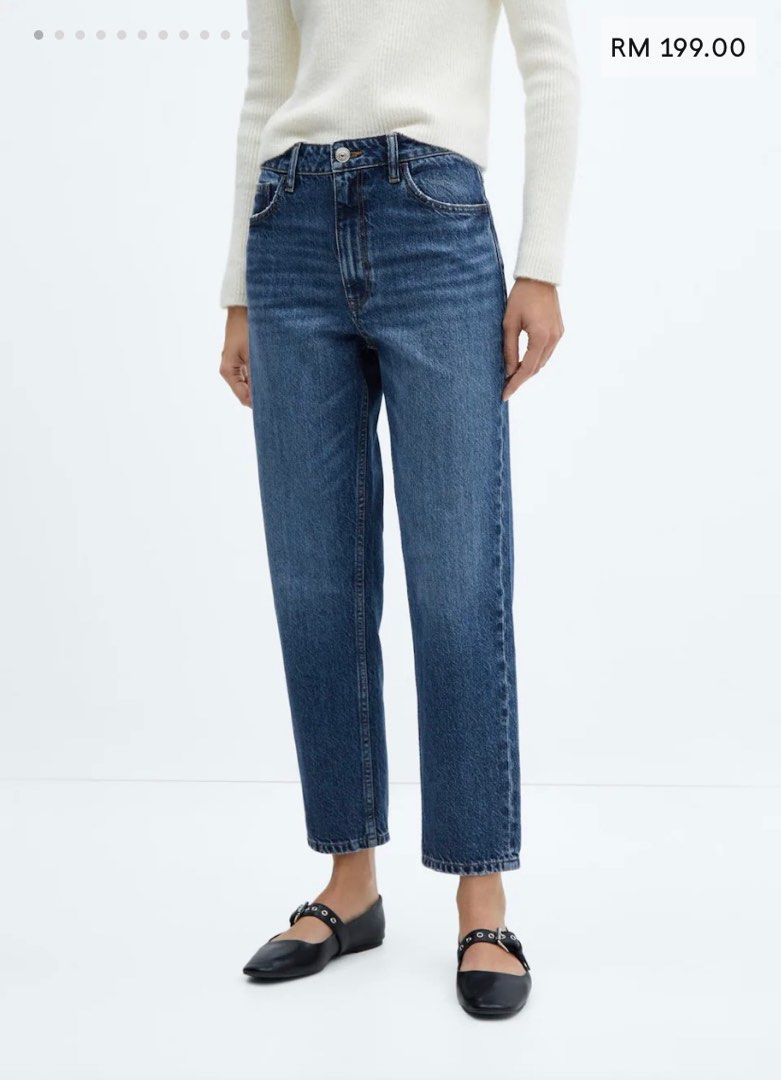 Mom high-waist jeans - Women