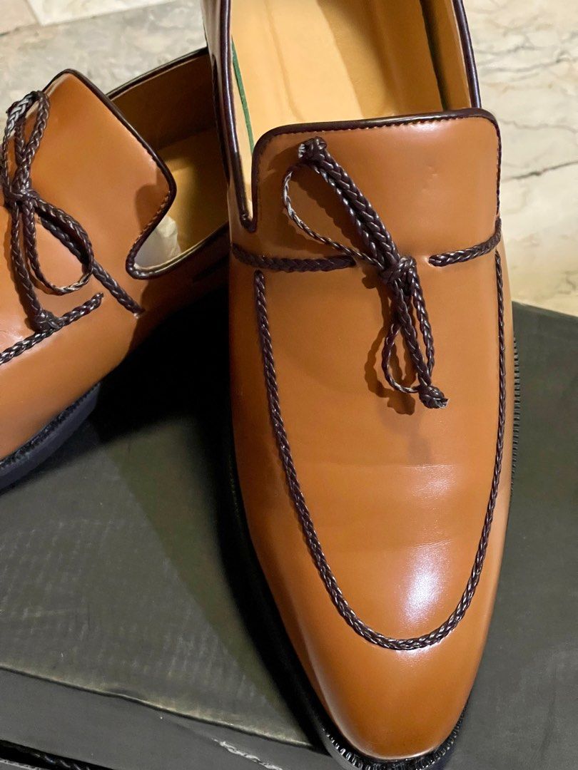 Mens loafers with tassle (Category: Dress Shoes) located in Makati City. Submitted by mpr3rd (Listing ID 1252838724, Image 2). Description: Used only once. Too big for me despite using inserts (size runs big). Bought from Shein for 1900..