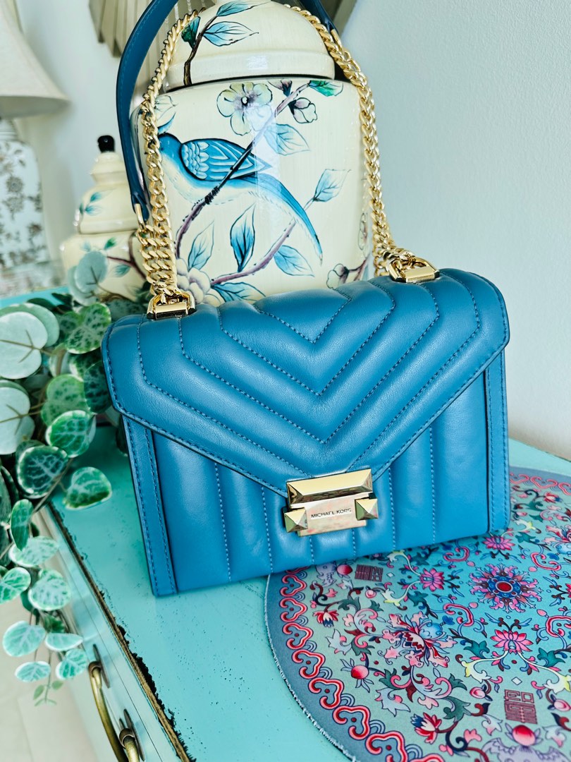 Michael kors whitney polished leather top handle satchel shop