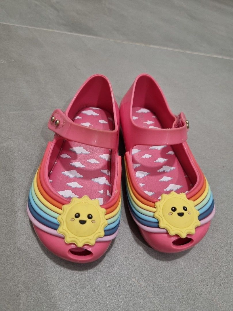 Mini Melissa rainbow shoes
