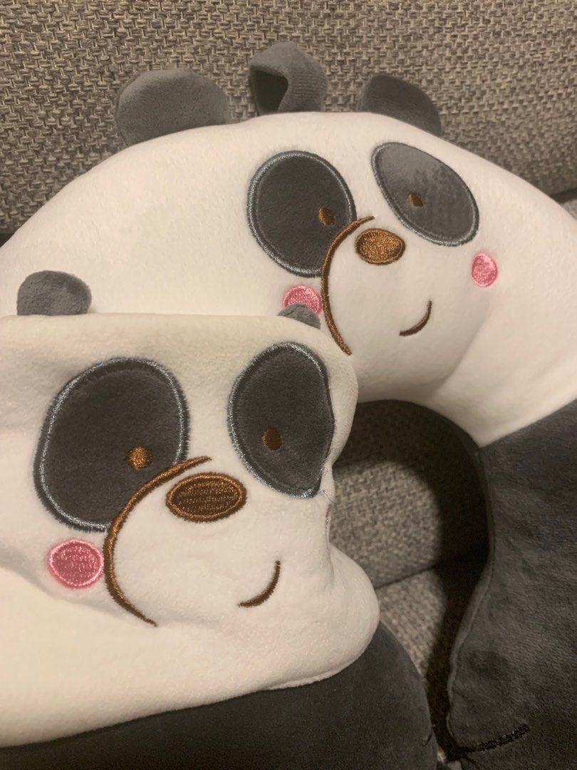 Miniso Travel Neck Pillow / Rest (We Bare Bears Edition), Hobbies