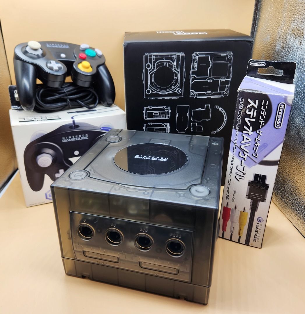 Modded Gamecube Transparent Black Case PicoBoot SD2SP2 64GB SD Card ...