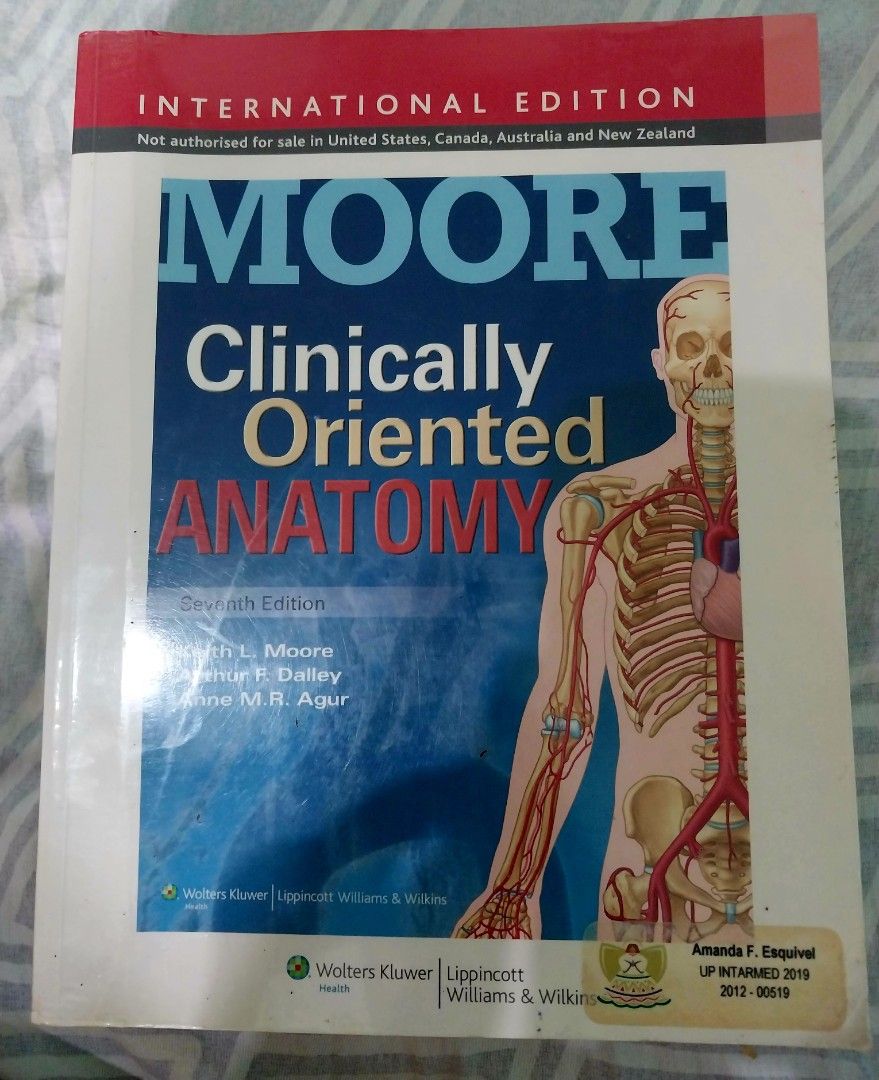 Moore Clinically Oriented Anatomy on Carousell