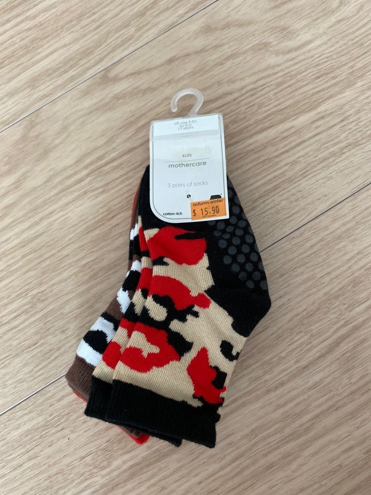 Non slip top baby socks mothercare