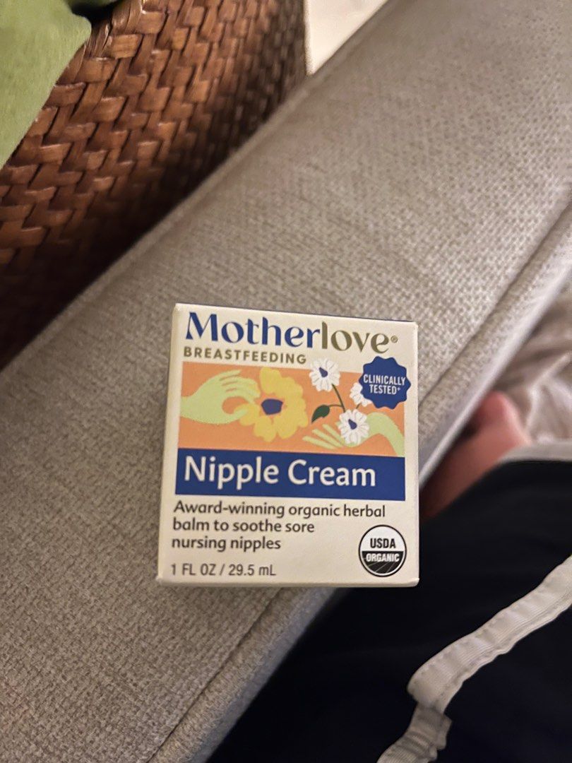 Motherlove Nipple Cream Organic 1 oz/29.5 ml EXP 09/2024