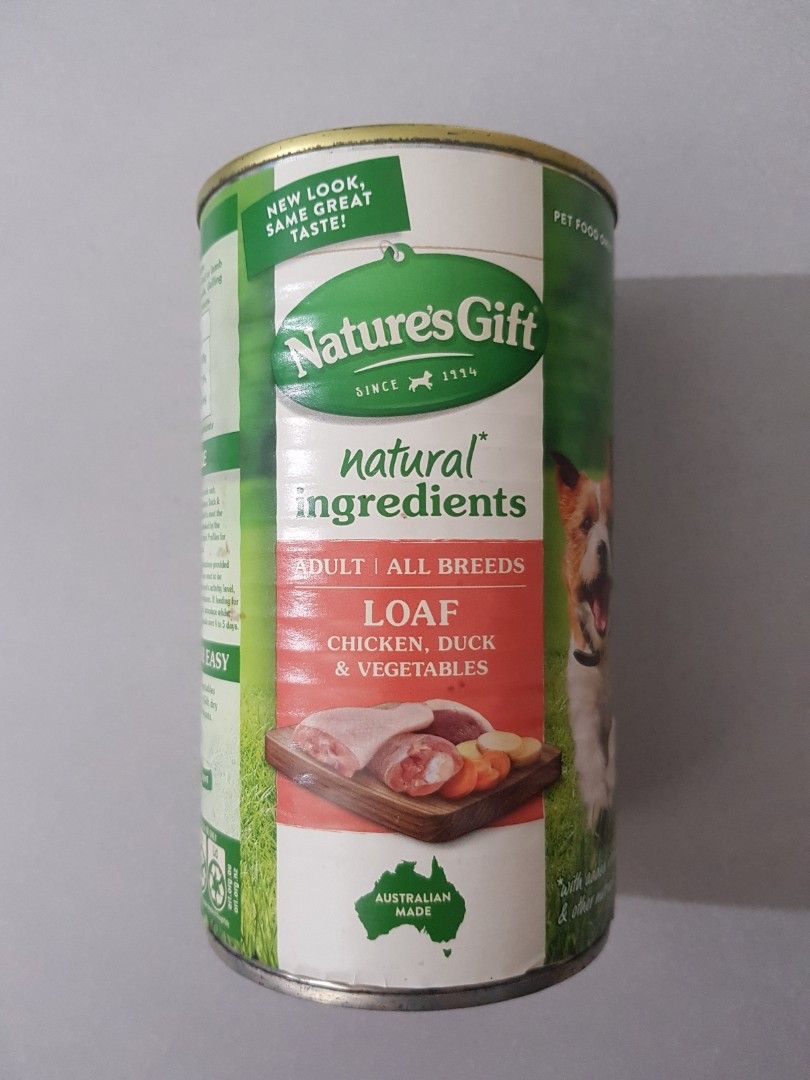 Nature s Gift Natural Dog Can Food Chicken duck and vegetable flavour 1 can