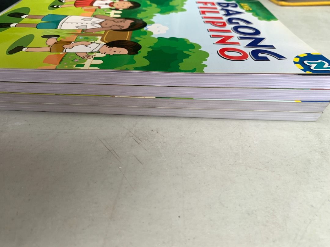 [NC-1-7] SCHOOLBOOK | Set of 4 - Nursery, Kinder, Gr1 & 2 (Ang Bagong ...