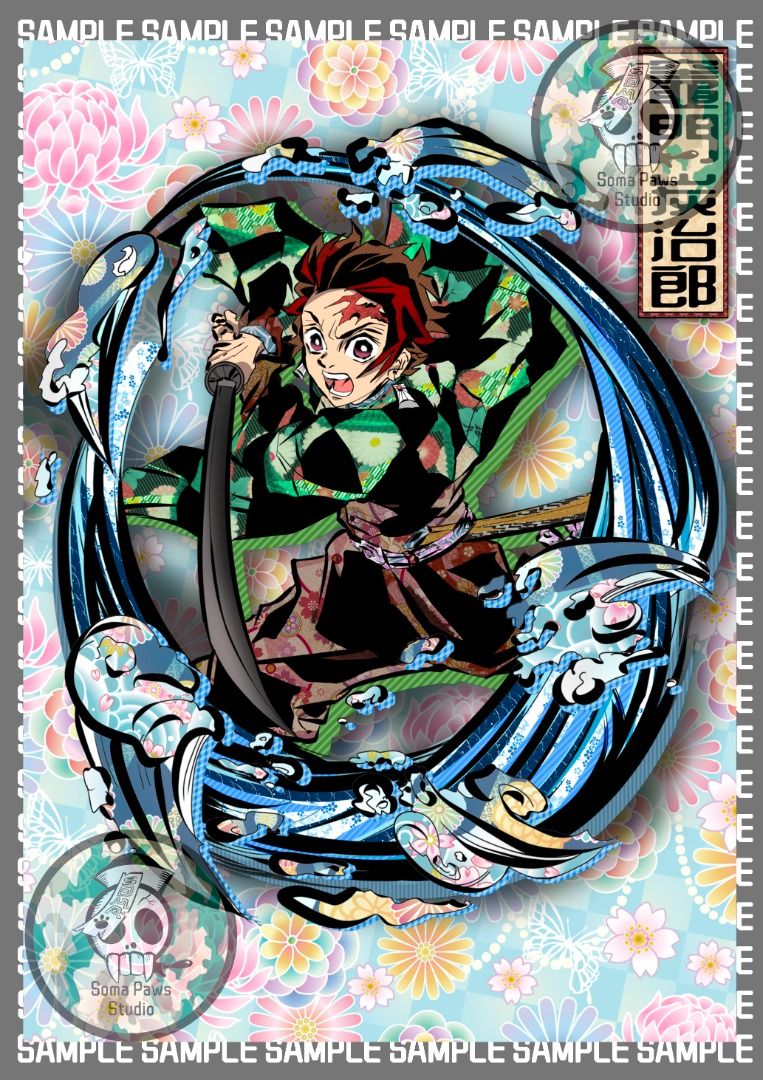 Kimetsu no Yaiba - Demon Slayer - Print A4