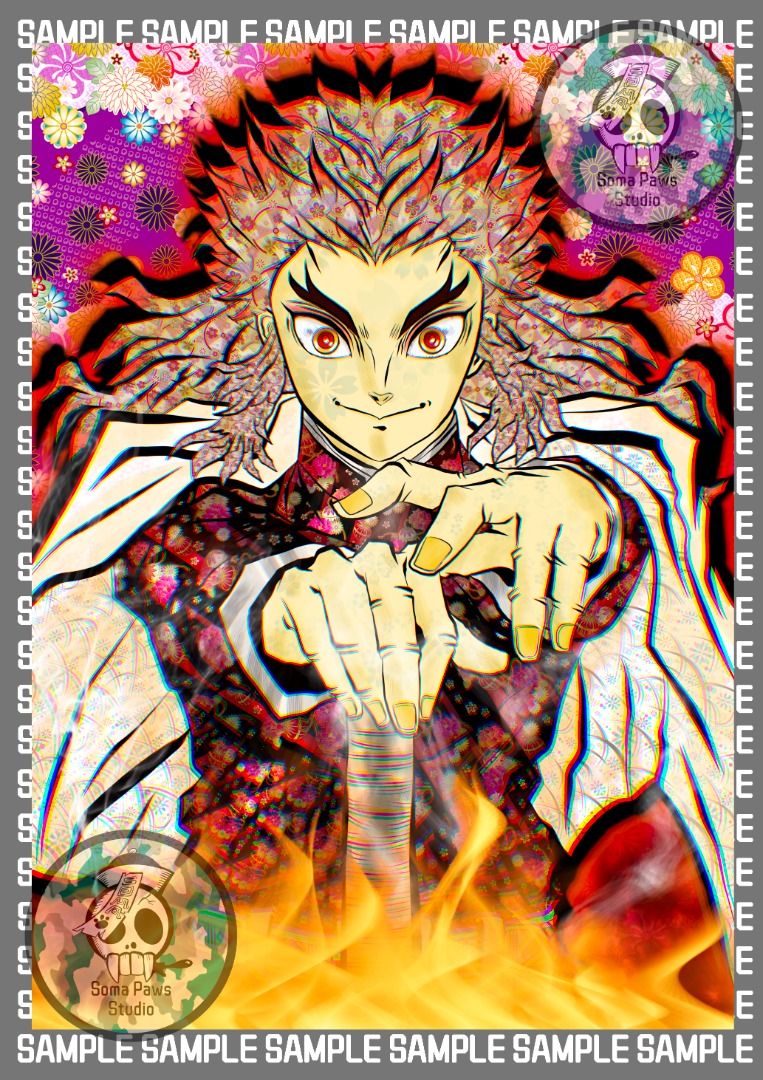 Kimetsu no Yaiba - Demon Slayer - Print A4
