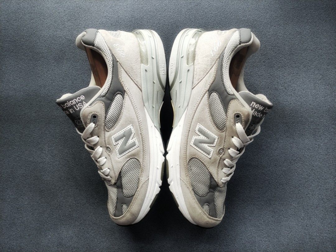 New Balance 993 Grey Men s Fashion Footwear Sneakers on Carousell