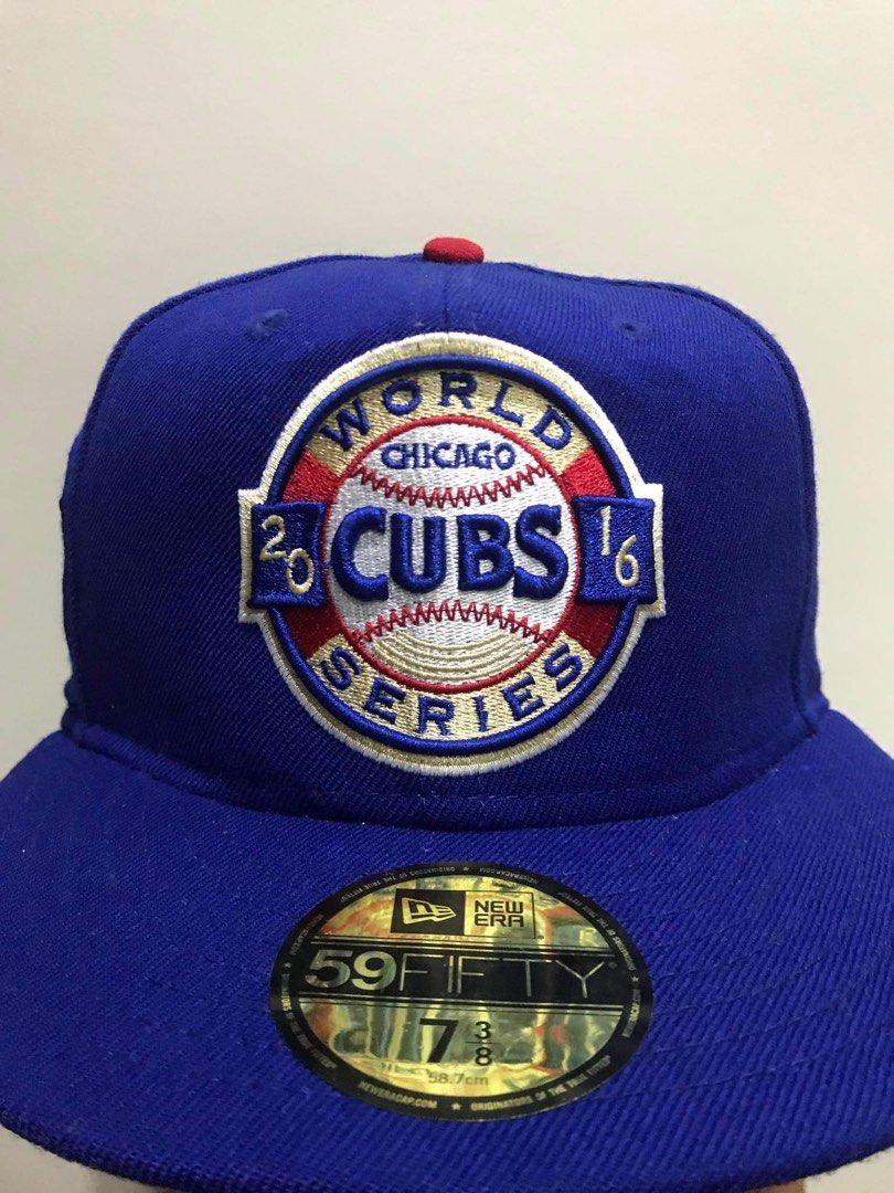 Shop New Era 59Fifty Chicago Cubs 2016 World Series Wool Hat