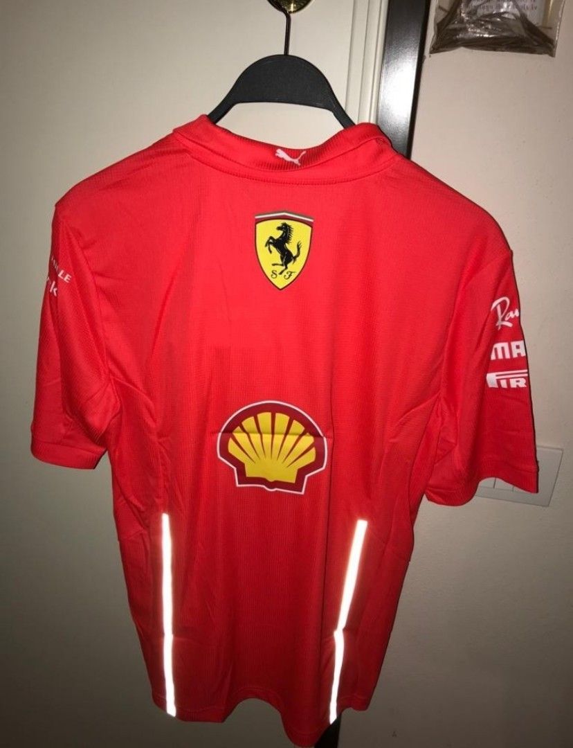 Ferrari f1 polo shirt top