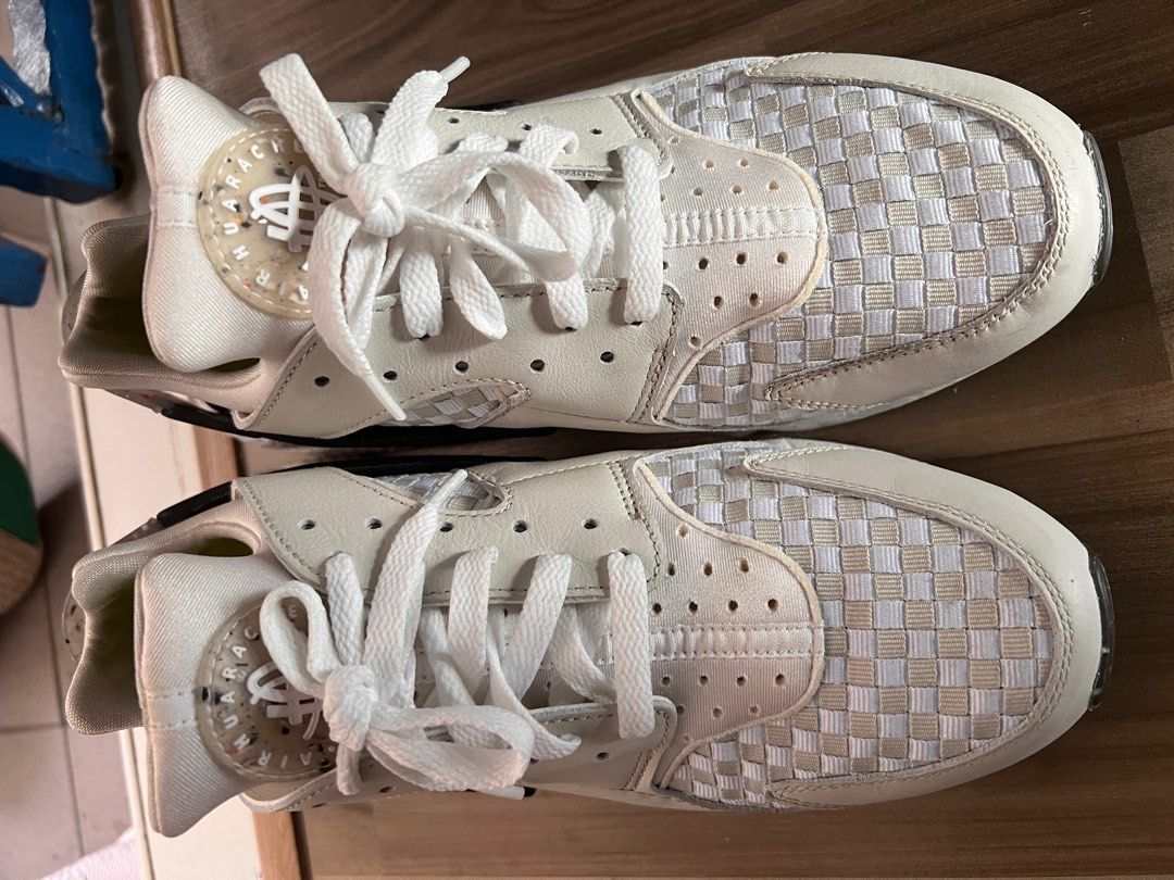 Pearl white huaraches hot sale