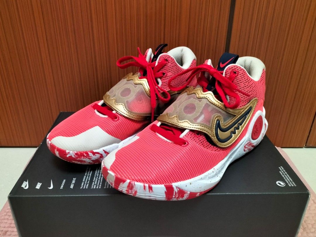 Nike KD Trey 5 X EP University Red Metallic Gold Men s Fashion