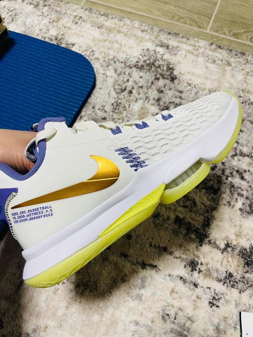 Nike LeBron Witness 5 Summit White Metallic Bronze Men s Fashion Footwear Sneakers on Carousell