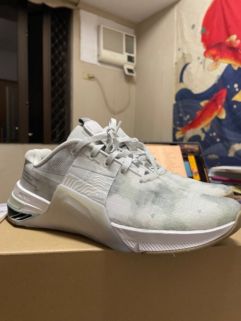 Nike Metcon 8 Women s White Floral Crossfit Lifting Shoes US 7.5
