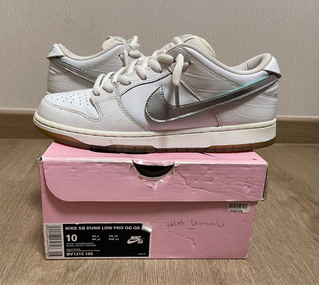 Nike sb dunk low pro og deals qs diamond 18