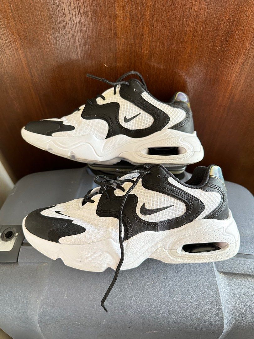 nike air max 2x white black