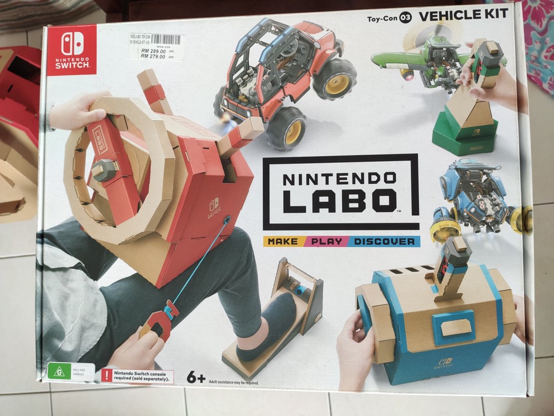 Nintendo Labo 03 Vehicle Kit, Hobbies & Toys, Toys & Games on Carousell