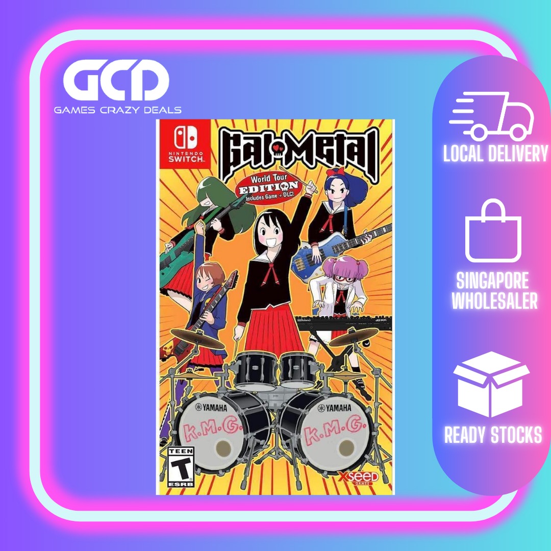 Nintendo Switch Gal Metal World Tour Edition (CODE:A1234), Video Gaming,  Video Games, Nintendo on Carousell