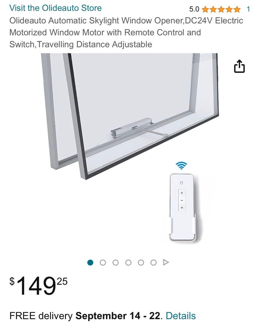 Olideuto Electric Skylight Window Opener With Kuwit | Ubuy