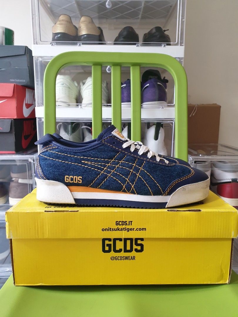 Onitsuka Tiger Mexico 66 x GCDS 42.5 Fesyen Pria Sepatu Sneakers di Carousell