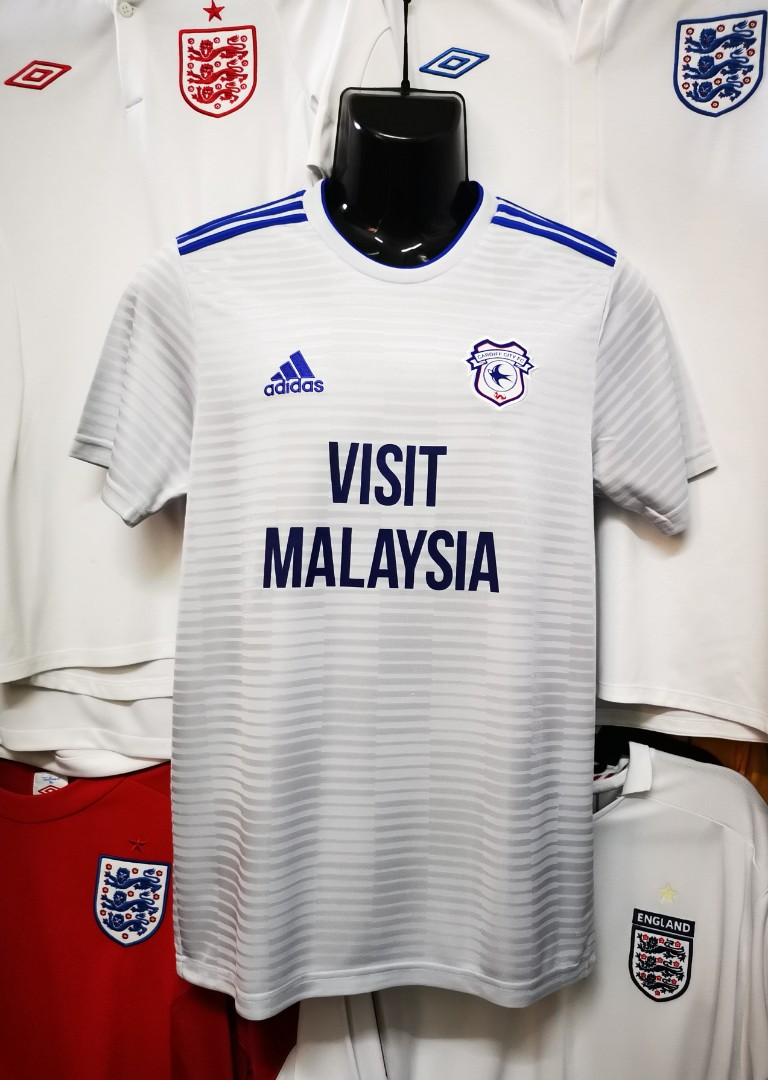 2018/19 Cardiff City Away Football Shirt / Old Adidas Soccer