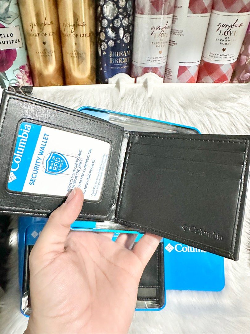 Original COLUMBIA Sportswear RFID Shield Security Black Wallet Men s Fashion Watches Accessories Wallets Card Holders on Carousell