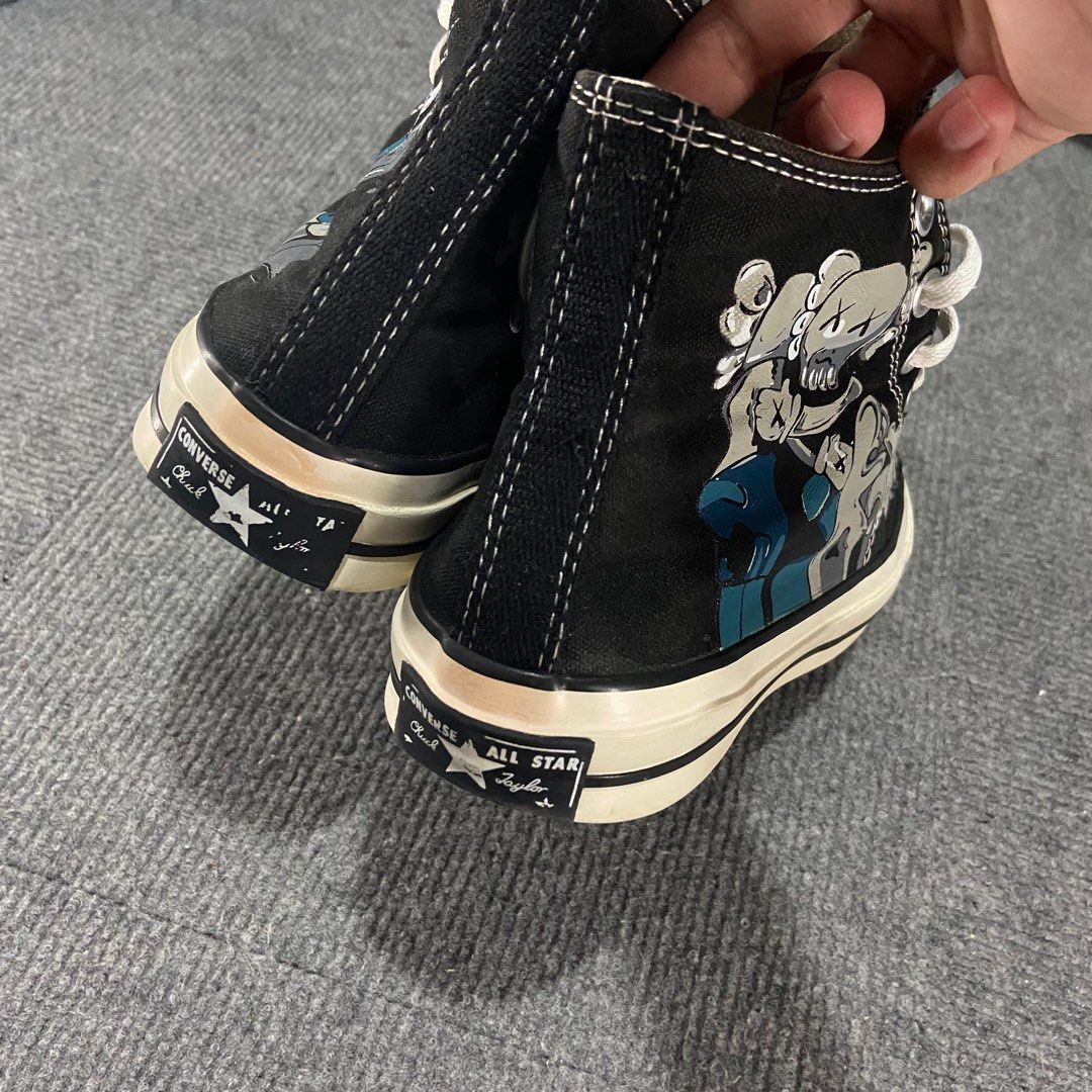 Converse x deals kaws black