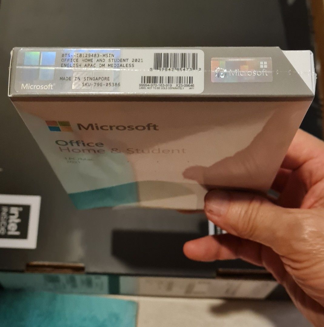 Authentic Software Microsoft Office Student Version. Retail price 229