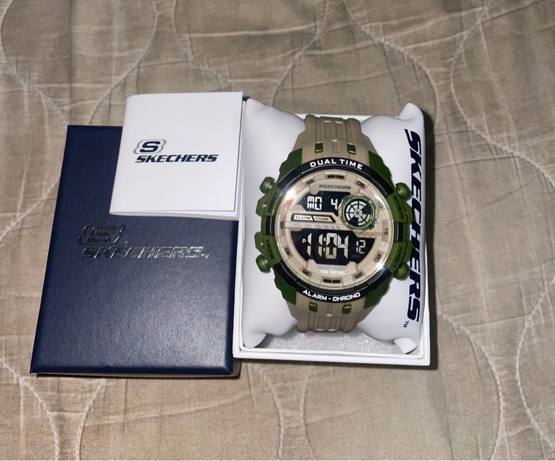 Original Skechers Watch / Army Green, Men's Fashion, Watches