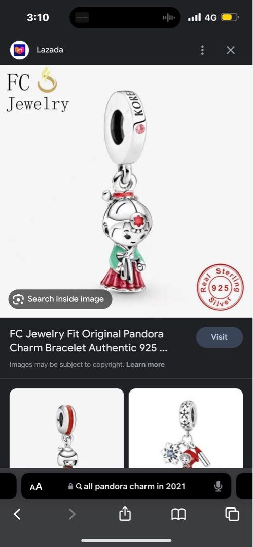 PANDORA Women s Fashion Jewelry Organisers Bracelets on Carousell